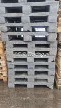 Kunststof Pallet 120x80cm - met 3 sledes